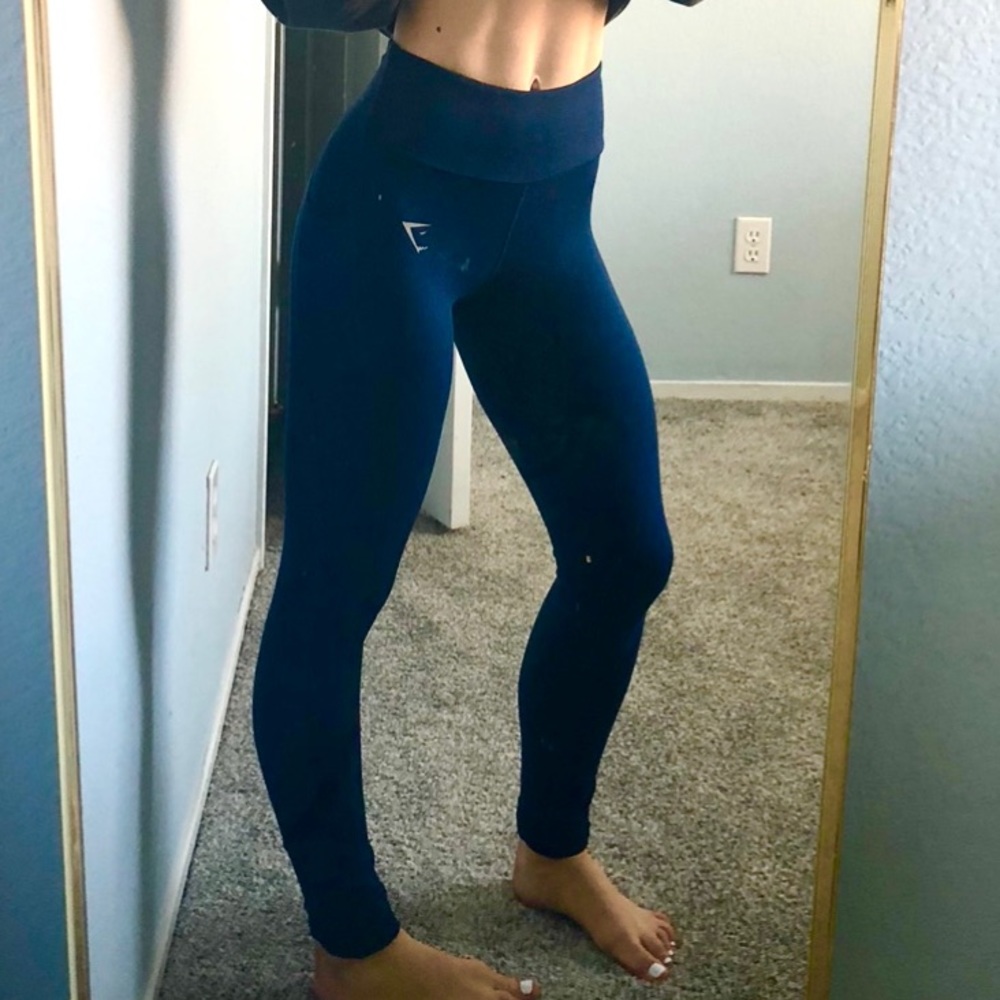 navy gymshark dreamy leggings